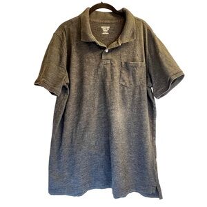 Mossimo Men's T-Shirt Size XL Gray Collared Short Sleeves